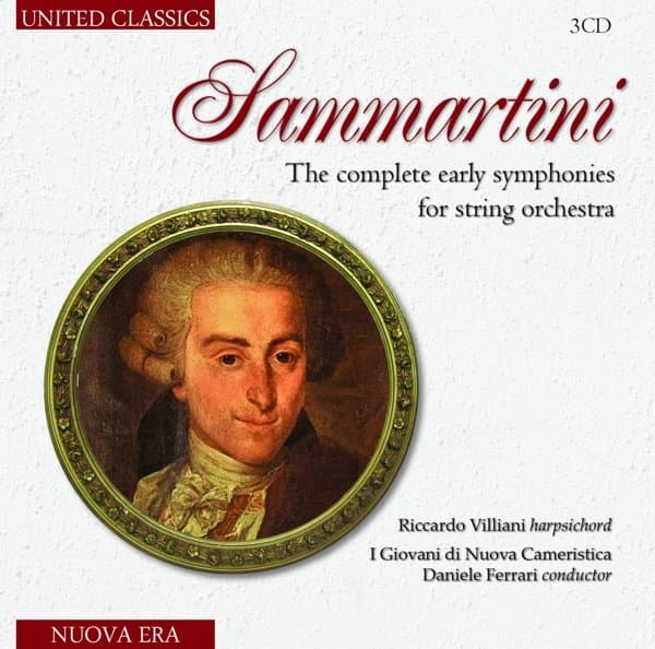 Riccardo Villiani, I Giovani Di Nuova Camaristica, Daniele Ferrari - Sammertini; The Complete Early Symphonies For String Orchestra (3 CD)
