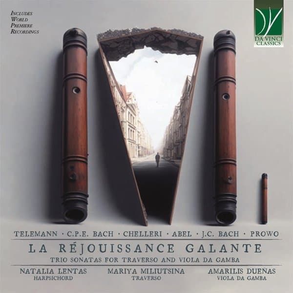 Natalia Lentas, Mariya Miliutsina, Amarilis Duenas Castán - La Réjouissance Galante (Trio Sonatas For Traverso And Viola Da Gamba) (CD)