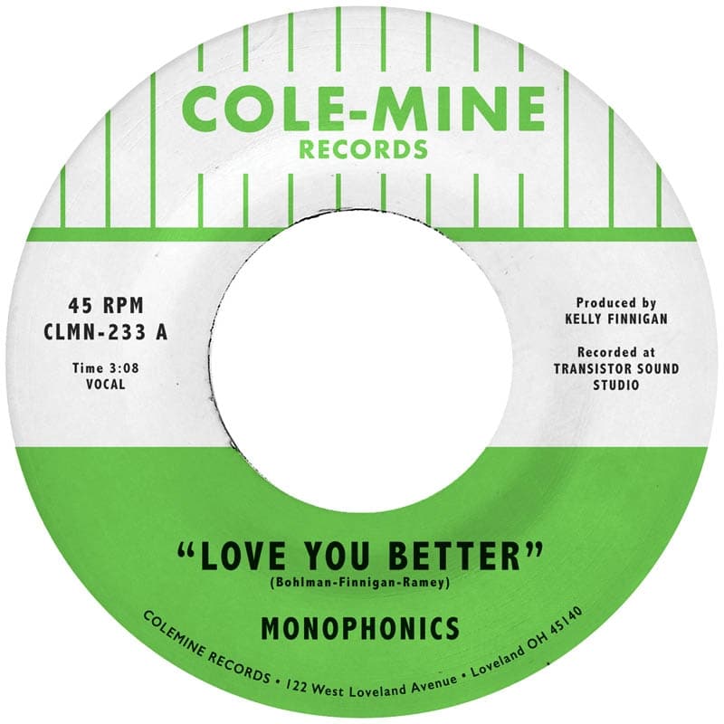 Monophonics & Kelly Finnigan - Love You Better / The Shape Of My Teardrops (7" Single) (Coloured Vinyl) (Limited Edition)