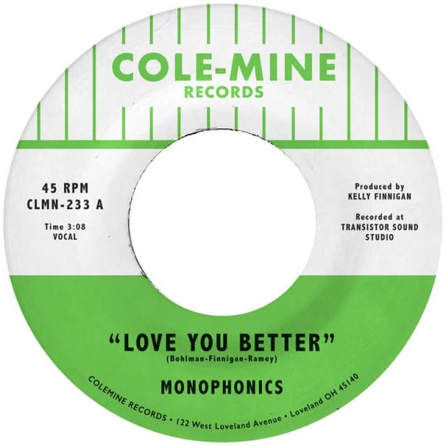 Monophonics & Kelly Finnigan - Love You Better / The Shape Of My Teardrops (7" Single) (Coloured Vinyl) (Limited Edition)