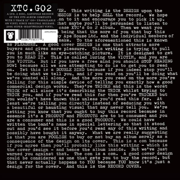 XTC - Go 2 (LP)