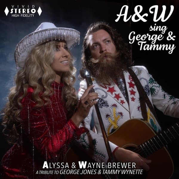 Alyssa & Wayne Brewer - A & W Sing George & Tammy (A Tribute To George Jones & Tammy Wynette) (LP) (Coloured Vinyl)