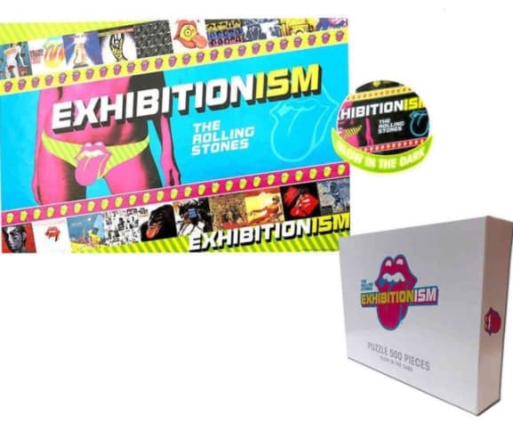 Rolling Stones - Rolling Stones Exhibitionism Glow In The Dark 500 Piece Jigsaw Puzzle (Jigsaw Puzzle)