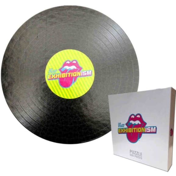 Rolling Stones - Rolling Stones Exhibitionism Record 500 Piece Jigsaw Puzzle (Jigsaw Puzzle)