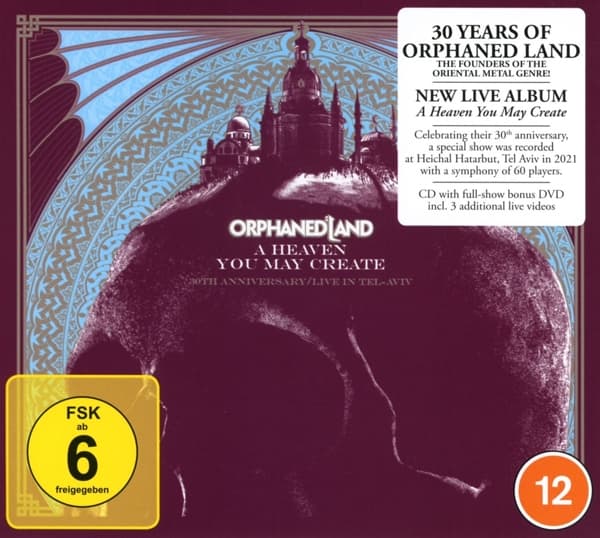 Orphaned Land - A Heaven You May Create (30th Anniversary / Live In Tel-Aviv) (2 CD)