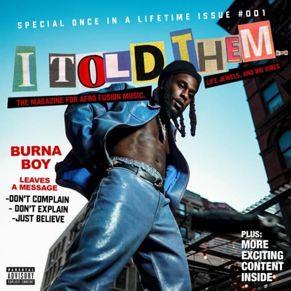 I Told Them... Lp Black-burna Boy