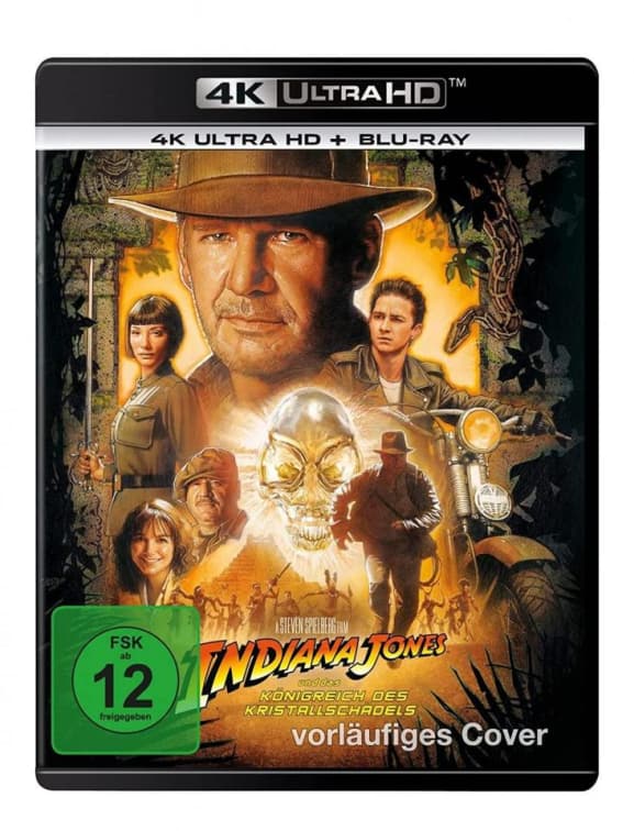 Indiana Jones Und Das Konigreich Des Kristallschadels ( Blu-ray)