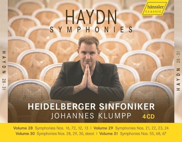 Heidelberger Sinfoniker, Johannes Klumpp - Haydn: Complete Symphonies Vol. 28-31 (4 CD)