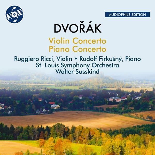 Ruggiero Ricci, Rudolf Firkusny, St. Louis Symphony - Dvořák: Violin Concerto In A Minor, Op. 53 / Piano Concerto (CD)