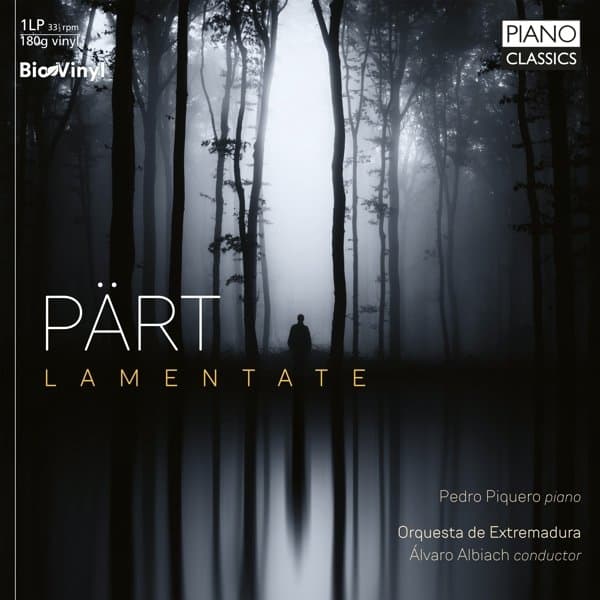 Pedro Piquero, Orquesta De Extremedura & Álvaro Albiach - Pärt: Lamentate (LP) (Biovinyl)