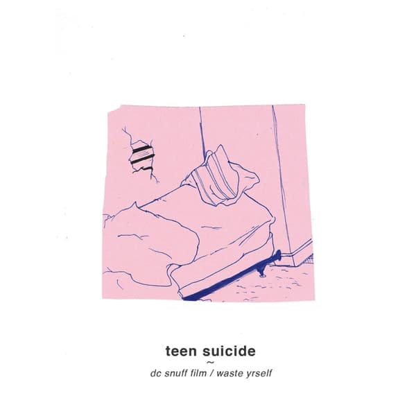 Teen Suicide - DC Snuff Film / Waste Yrself (LP) (Coloured Vinyl) (Limited Edition)