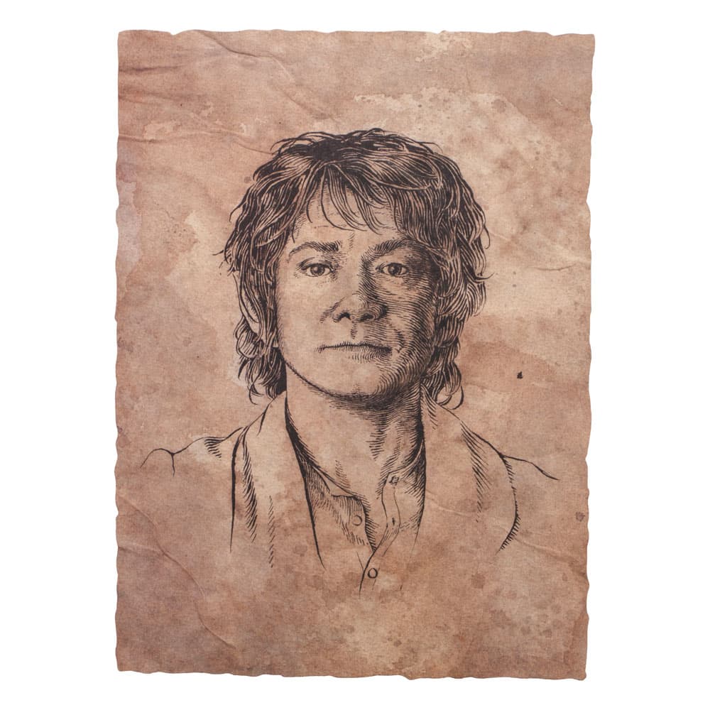 The Lord Of The Rings - Portrait Of Bilbo Baggins Statue Art Print