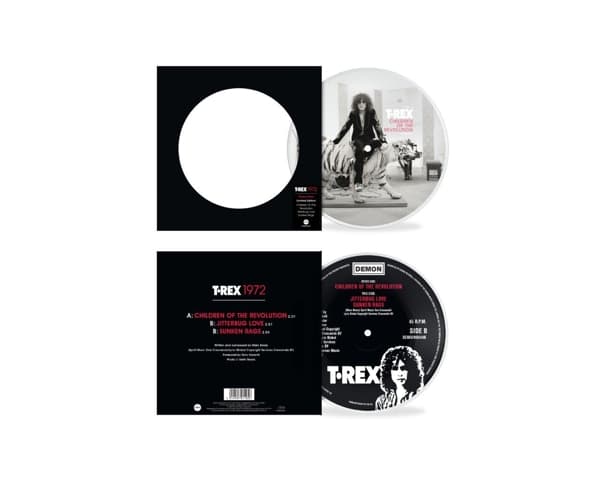 T.Rex - Children Of The Revolution / Jitterbug Love / Sunken Rags (7" Single) (Limited Edition) (Picture Disc)
