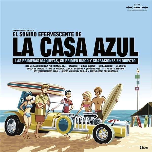 La Casa Azul - El Sonido Efervescente De La Casa Azul (Las Primeras Maquetas, Su Primer Disco Y Grabaciones En Directo) (2 LP) (Coloured Vinyl) (Limited Edition)