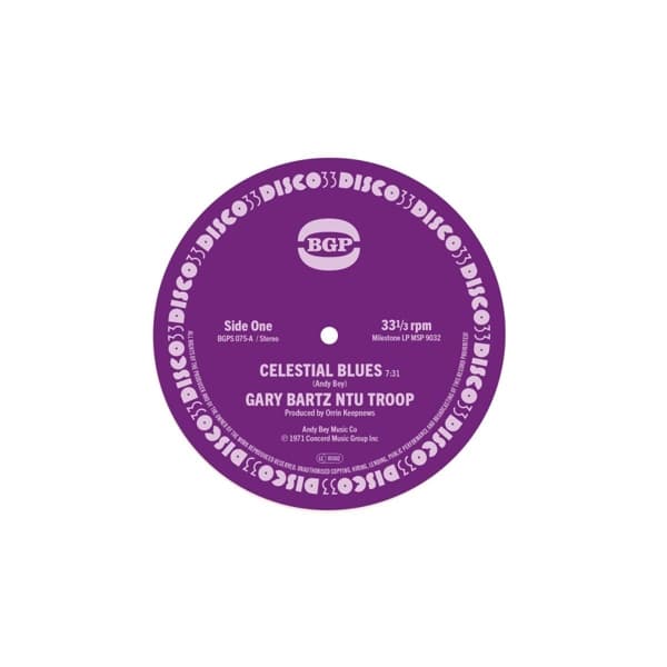 Gary Bartz NTU Troop - Celestial Blues / Gentle Smiles (7" Single)