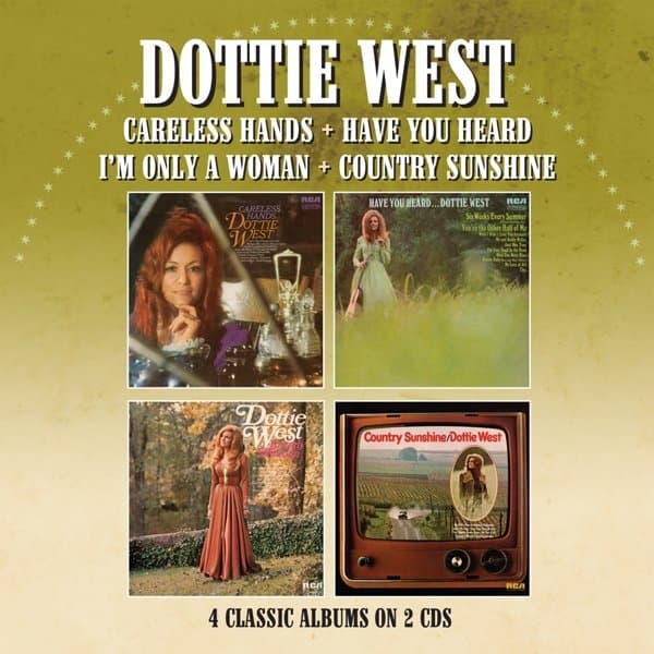 Dottie West - Careless Hands | Have You Heard | I'm Only A Woman | Country Sunshine (2 CD)