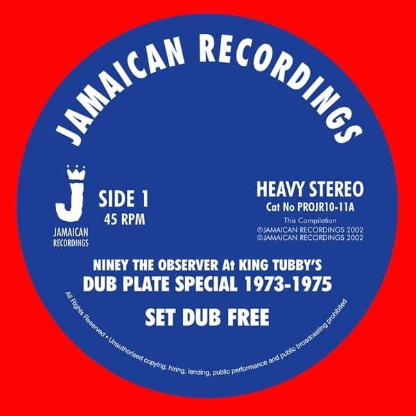 Niney The Observer - Set Dub Free / Dub Born Free (10" LP)
