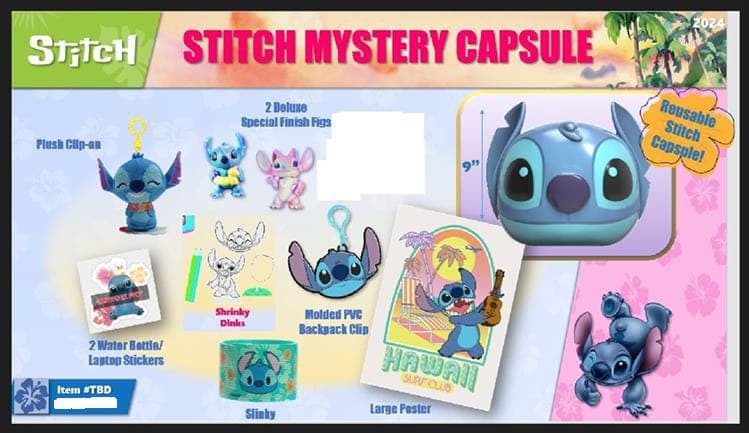 Stitch Mysterieuze Capsule met Verrassingen