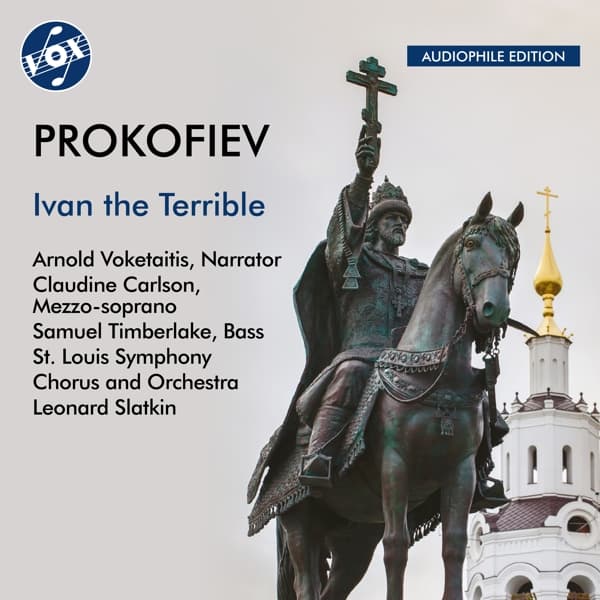 Arnold Voketaitis, Claudine Carlson, Samuel Timberlake, St.Louis Symphony Orchestra, Leonard Slatkin - Prokofiev: Ivan The Terrible (Oratorio Arr. Abram Stasevich) (CD)