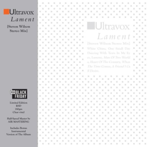 Ultravox - Lament (steven Wilson Stereo Mix) (black Friday 2024)