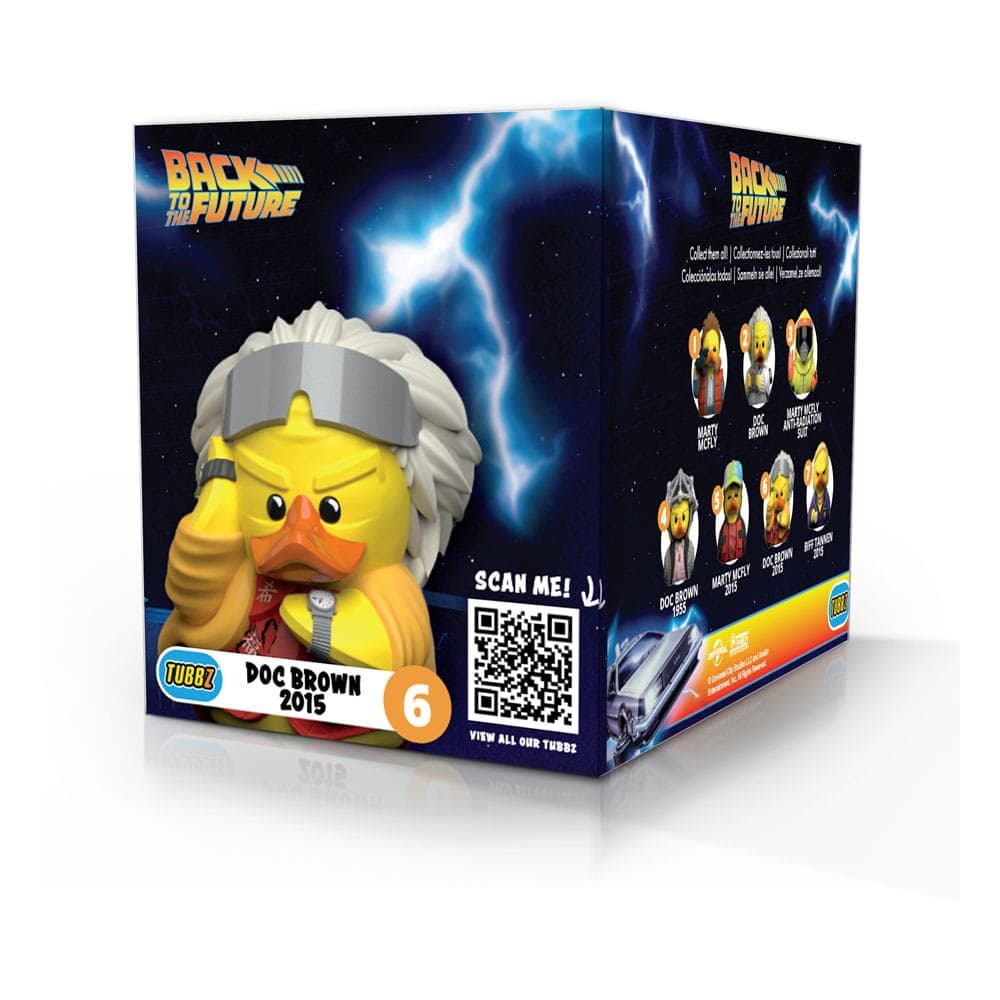 Back To The Future Tubbz Pvc Figure Doc Brown 2015 Boxed Edition 10 Cm