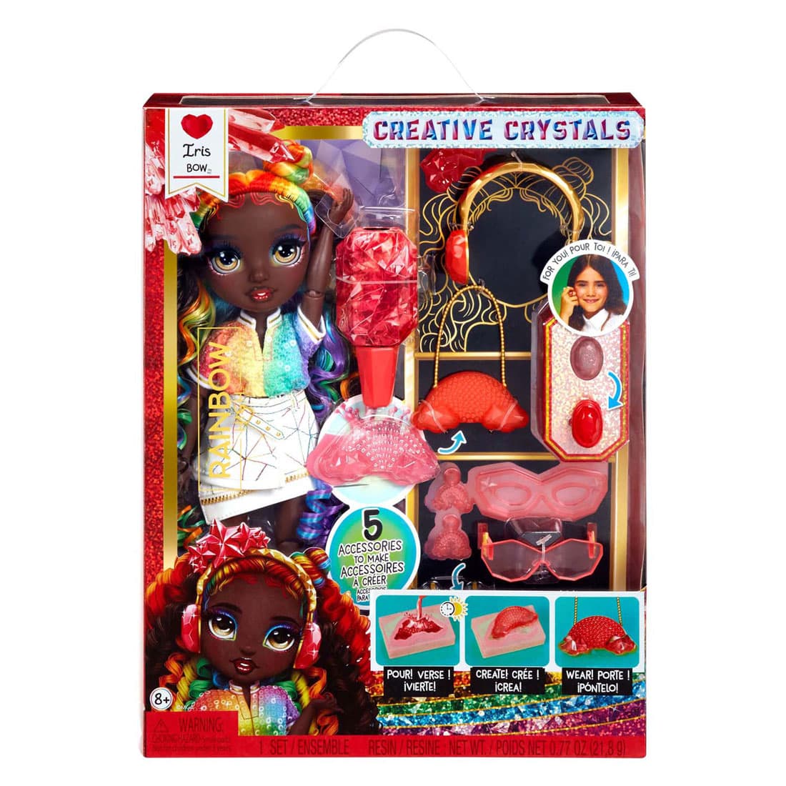 Rainbow High Crystal Fashion Modepop - Rainbow