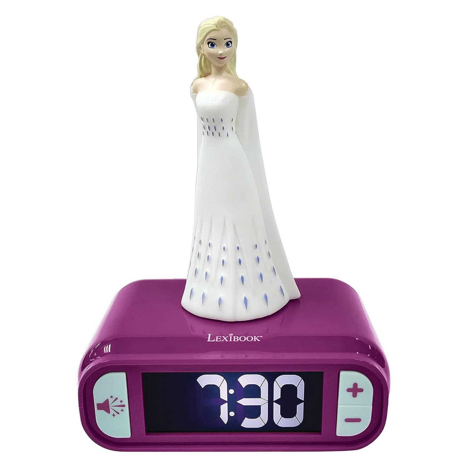 Rl800fzalarm Clock With Night Light 3d Design Frozen Elsa And Sound Effects