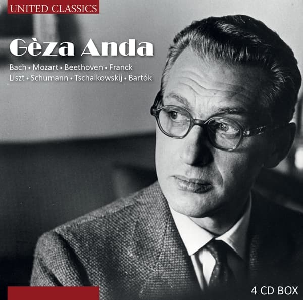 Gèza Anda - Bach, Mozart, Beethoven, Franck, Liszt, Schumann, Tshaikovsky, Bartók (4 CD)