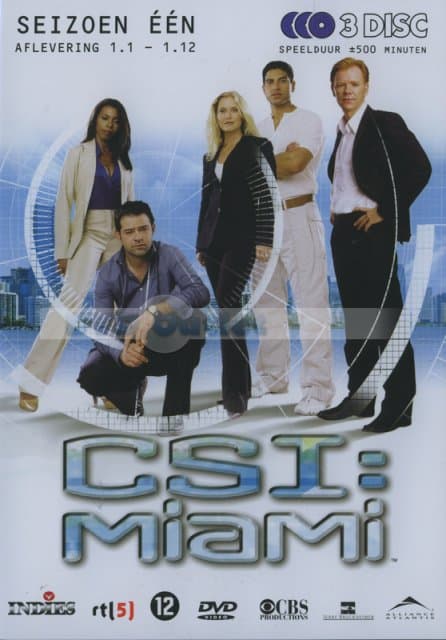 CSI: Miami - Season 1, Episode 01-12 (3 DVD)