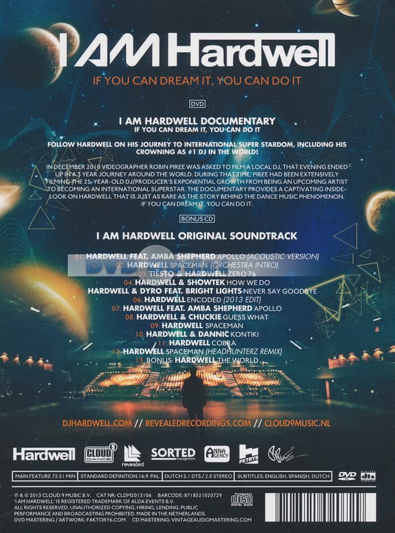 Hardwell - I Am Hardwell (2 DVD)