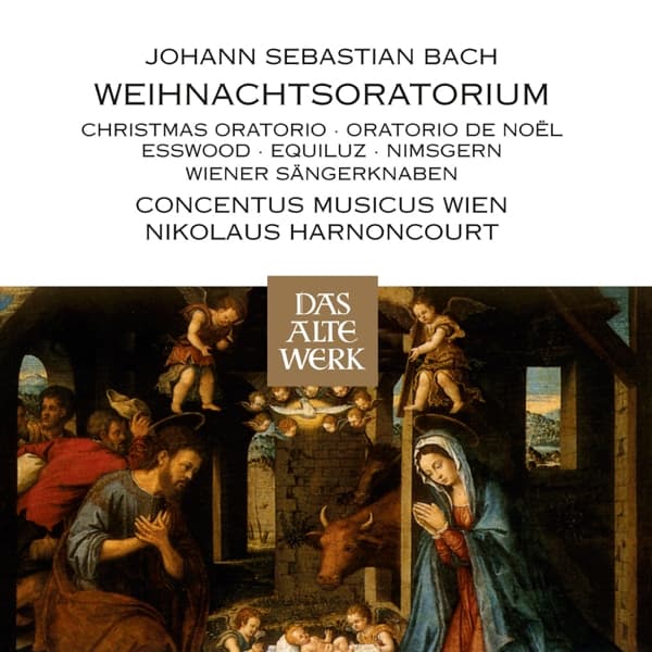 Die Wiener Sängerknaben, Concentus Musicus Wien, Nikolaus Harnoncourt - J.S. Bach:Weihnachtsoratorium (2 CD)