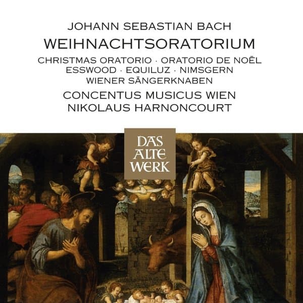 Die Wiener Sängerknaben, Concentus Musicus Wien, Nikolaus Harnoncourt - J.S. Bach:Weihnachtsoratorium (2 CD)