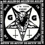 GG Allin & Shrinkwrap - War In My Head - I'm Your Enemy (CD)