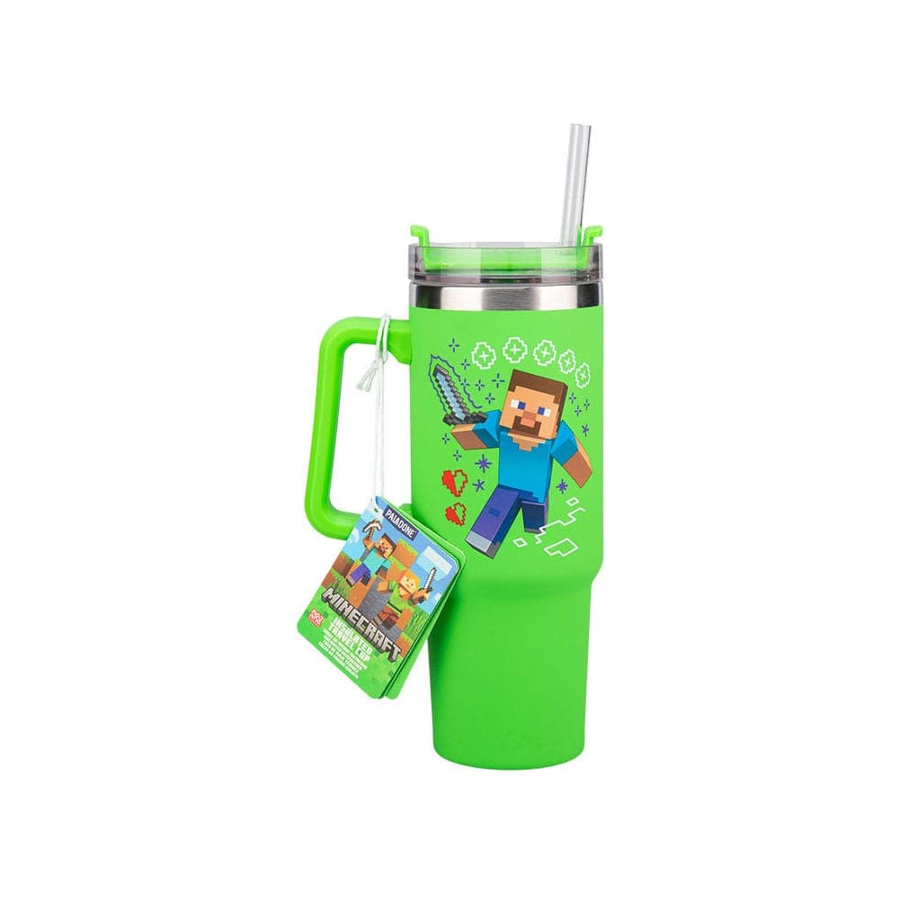 Minecraft - Steeve - Travel Mug Xl 900ml With Stra