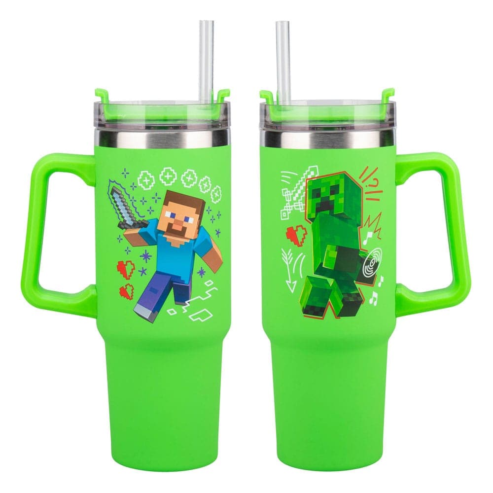 Minecraft - Steeve - Travel Mug Xl 900ml With Stra