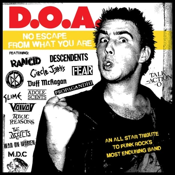 Various Artists - No Escape From What You Are (D.O.A. Tribute) (LP) (Coloured Vinyl)