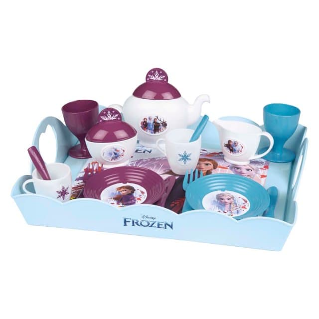 Smoby Frozen XL Theeset met Dienblad, 17dlg.