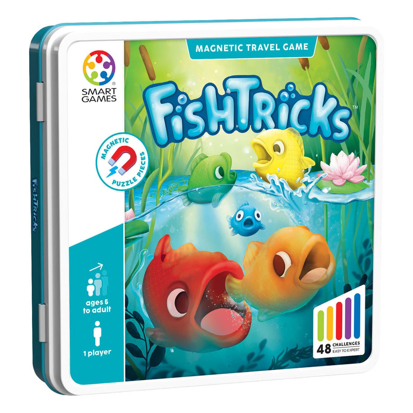 Smartgames: Magnetic Travel Tin - Fishtricks (nordic) (sg2653)