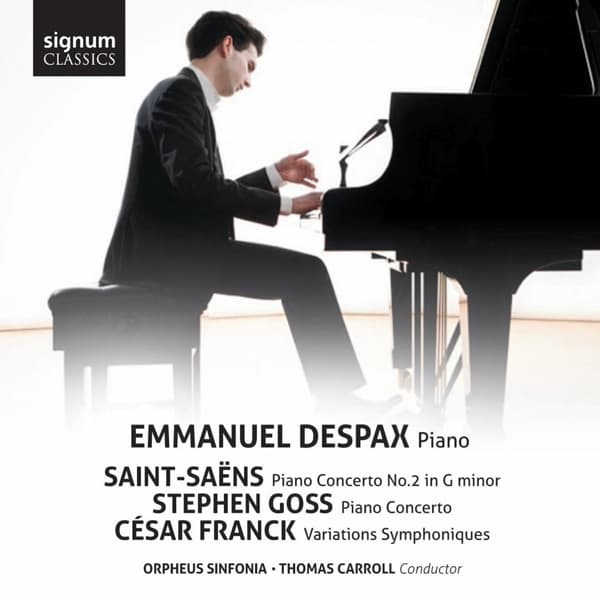 Emmanuel Despax, Orpheus Sinfonia, Thomas Carroll - Saint-Saëns - Goss - Franck: Piano Works (CD)