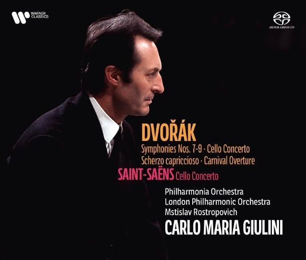 Giulini & Rostropovich - Symphonies 7-9 / Cello Concertos (4 CD)