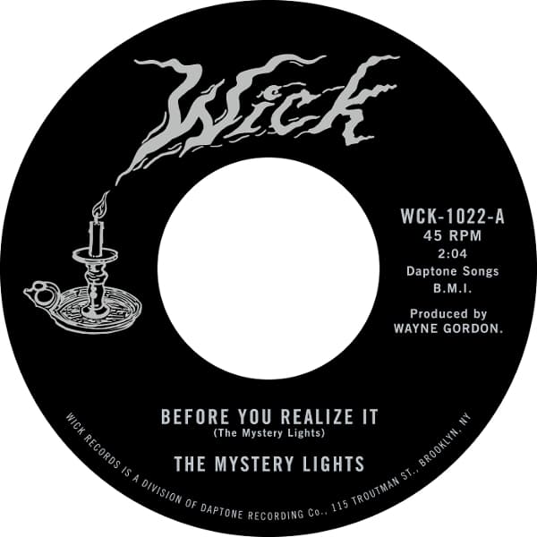 Mystery Lights - Before You Realise It / Cerebral Crack (7" Single)