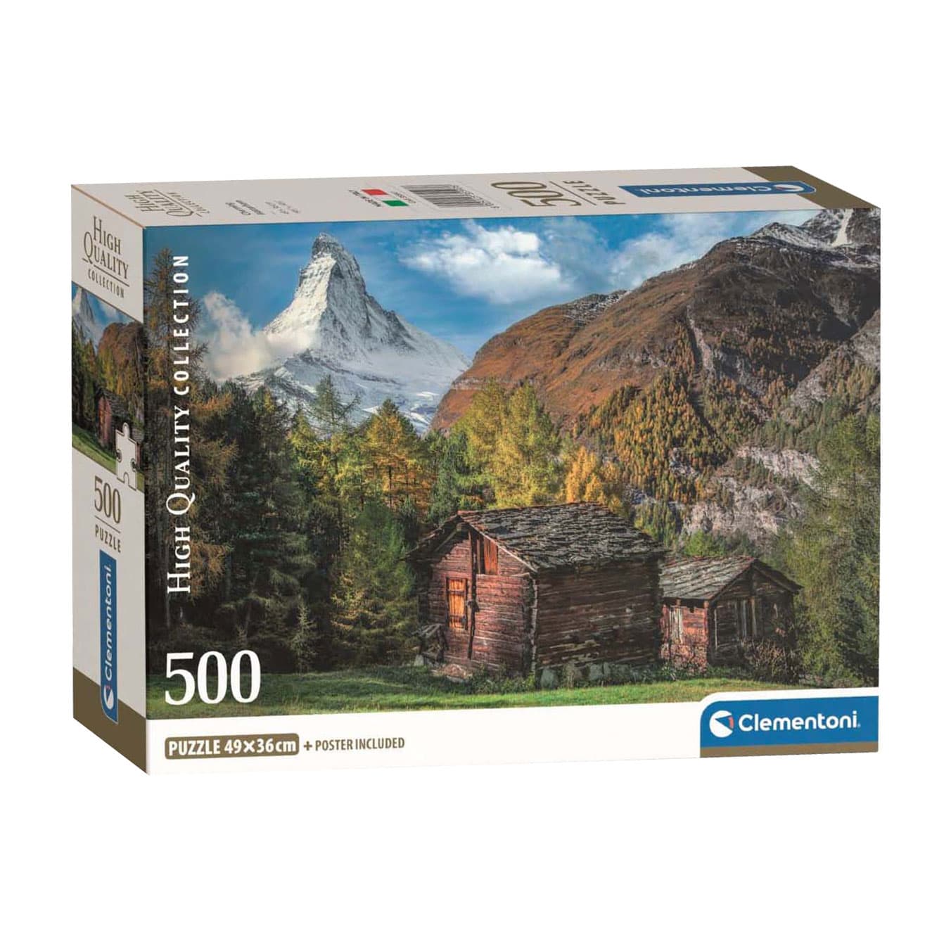 Clementoni Legpuzzel Charming Matterhorn, 500st.