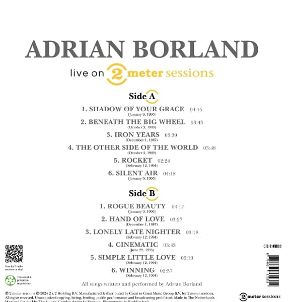 Adrian Borland - Live On 2 Meter Sessions (CD)