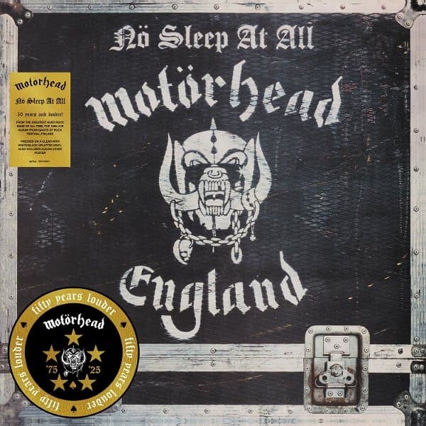 Motörhead - No Sleep At All (LP) (50th Anniversary Edition) (Coloured Vinyl)