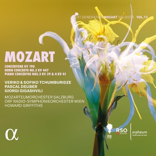 Mozarteumorchester Salzburg, Orf Radio-Symphonieorchester Wien, Howard Griffiths - Mozart: Concertone Kv 190, Horn Concerto No. 3, Kv 447, Piano Concertos No. 2, Kv 39 & No. 4, Kv 41 (CD)
