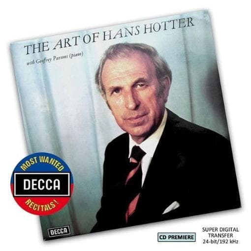 Hans Hotter, Geoffrey Parsons - The Art Of Hans Hotter