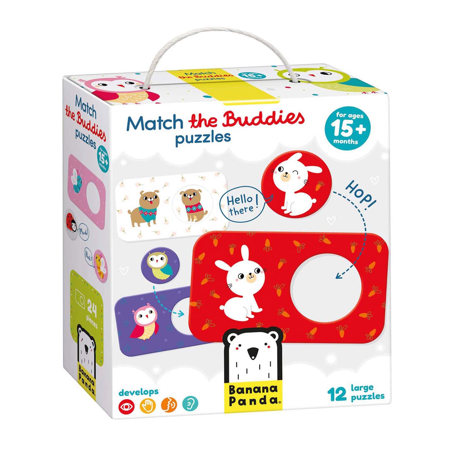 Banana Panda -  Zoek Dezelfde Vriendjes Puzzels - 12st.