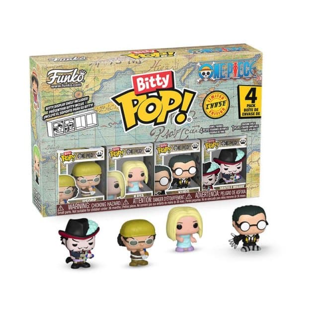 One Piece: Funko Pop! Bitty Pop - Usopp (4 Pack)