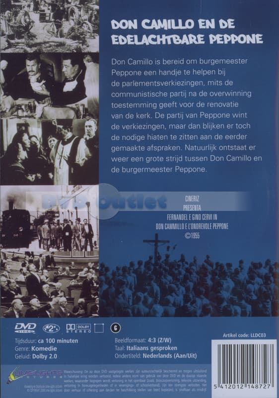 Don Camillo-en de edelachtbare peppone (DVD)