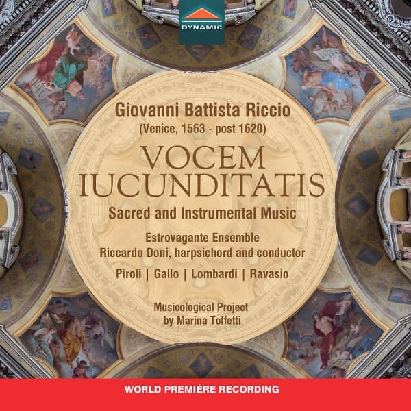Estrovagante Ensemble, Anna Piroli, Maria Chiara Gallo, Massimo Lombardi, Alessandro Ravasio - Giovanni Battista Riccio: Vocem Iucunditatis (CD)